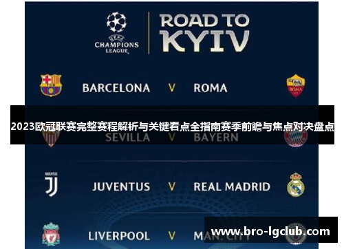 2023欧冠联赛完整赛程解析与关键看点全指南赛季前瞻与焦点对决盘点